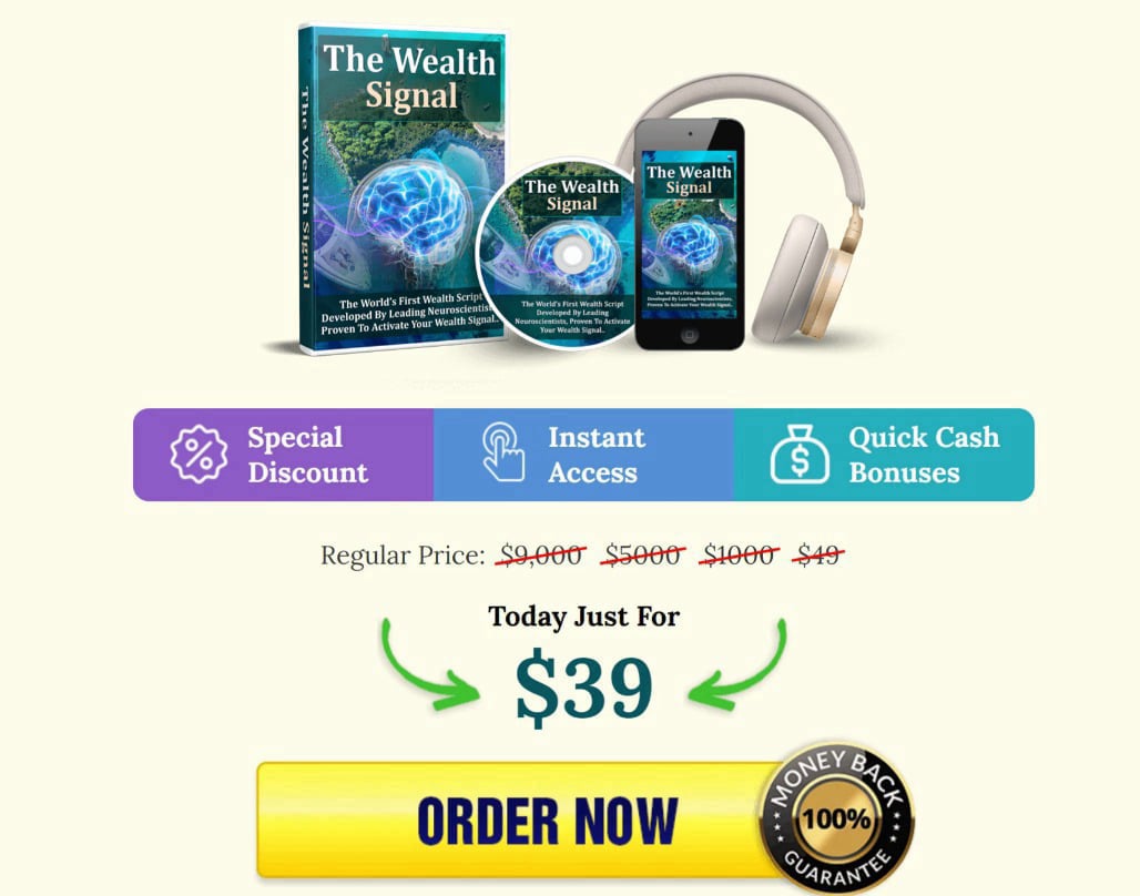 The Wealth Signal buy now